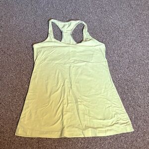 Lululemon Light Green Vintage Tank Top